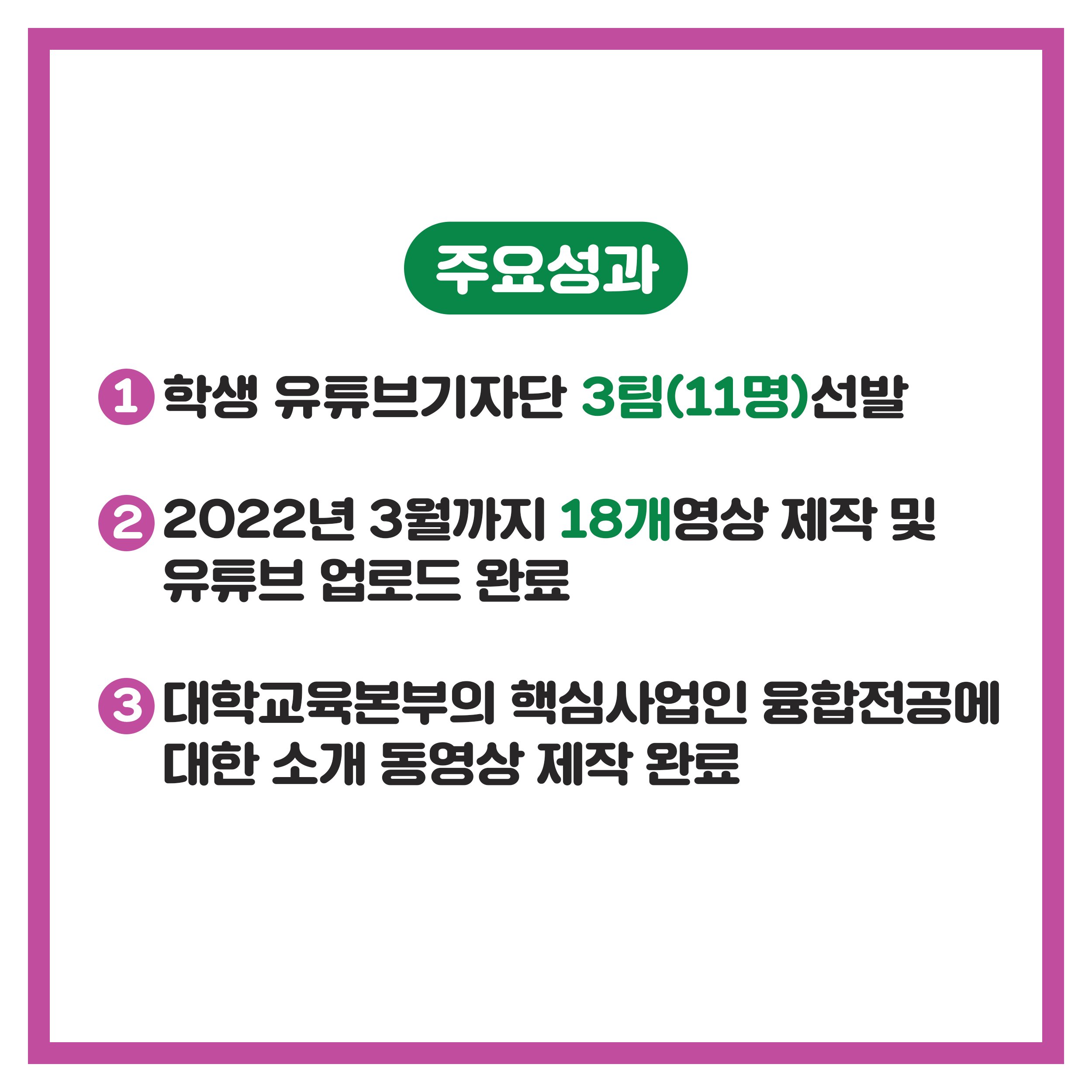 대학교육혁신본부_2022년도 학생 유투브 기자단